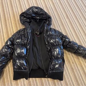 Appaman Girls Glossy Black Jacket